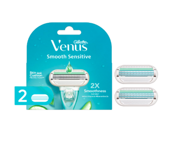 GILLETTE VENUS SMOOTH & SENSITIVE CARTRIDGES